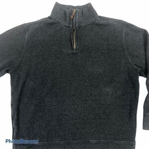Men’s Grey Quarter Zip Long Sleeved Shirt Large‎